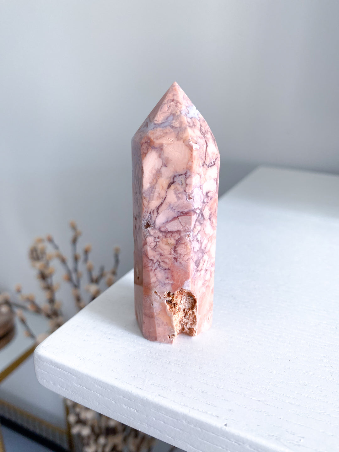 Cotton Candy Agate Tower 