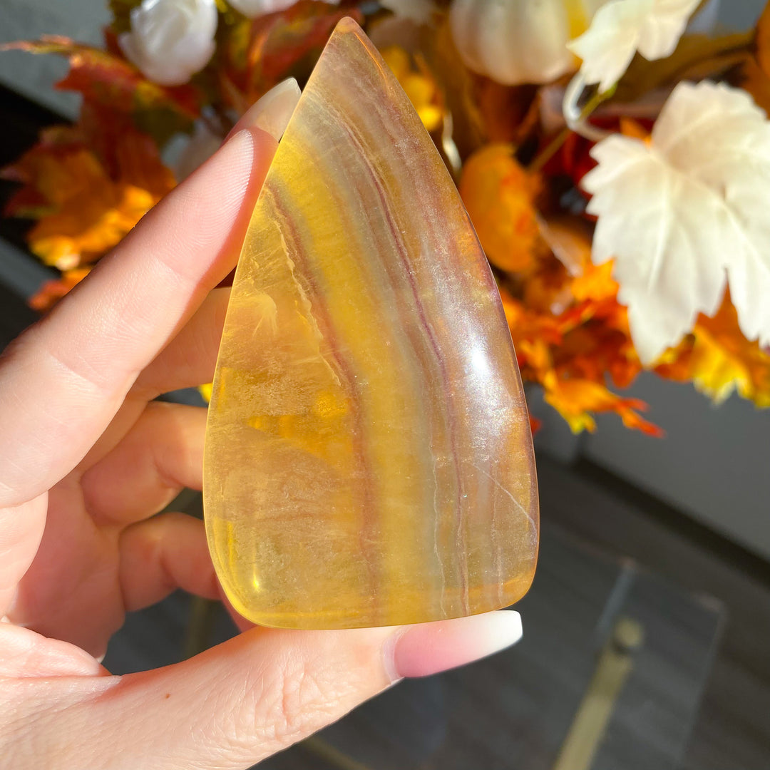 Yellow Fluorite Flame - Choose Your Piece