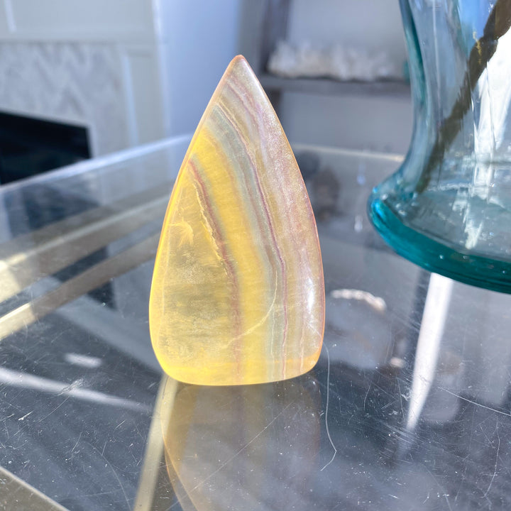 Yellow Fluorite Flame - Choose Your Piece