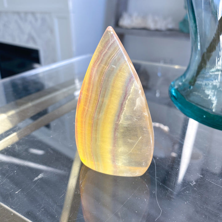 Yellow Fluorite Flame - Choose Your Piece