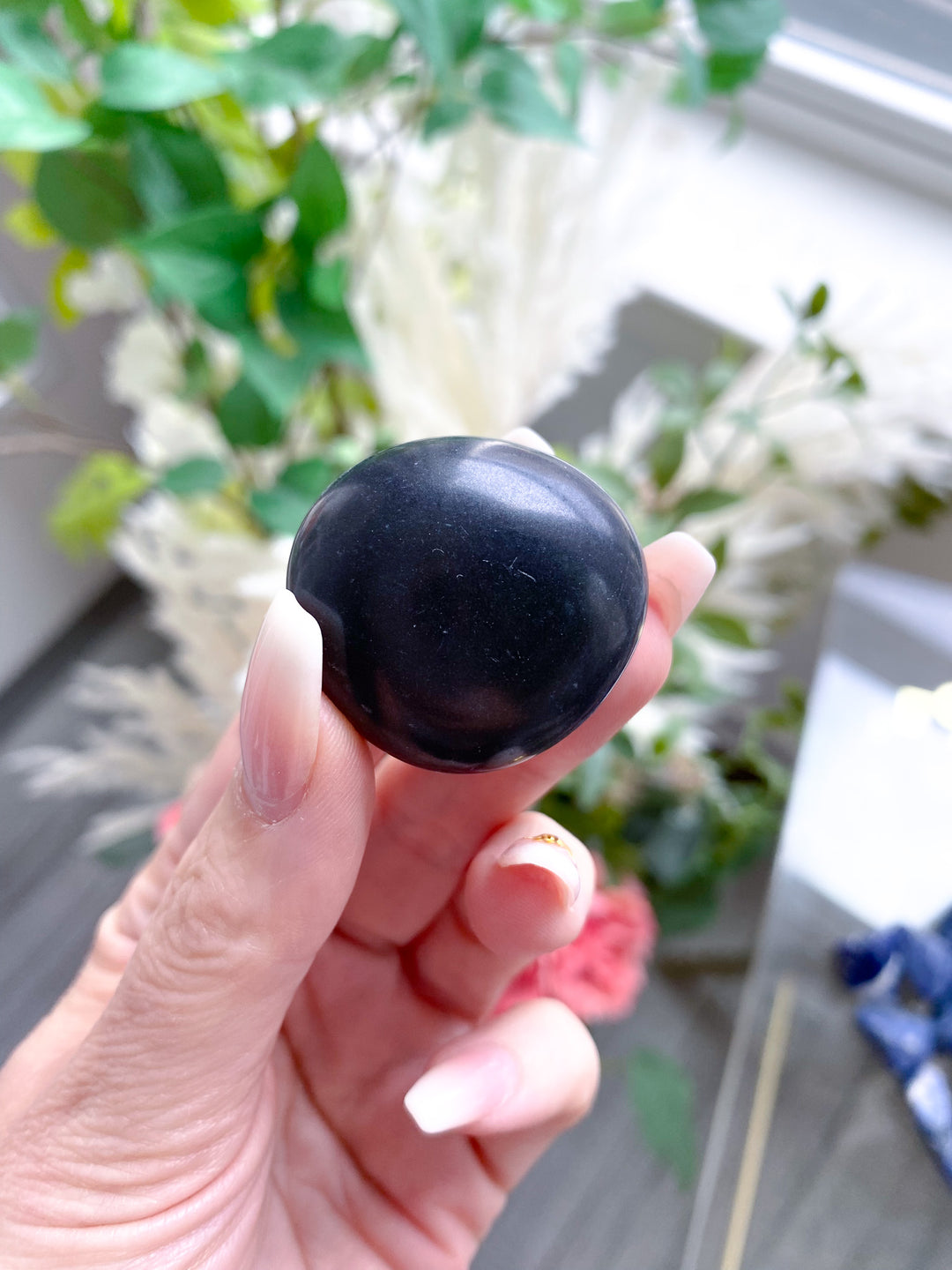 Black Tourmaline Tumble or Pebble