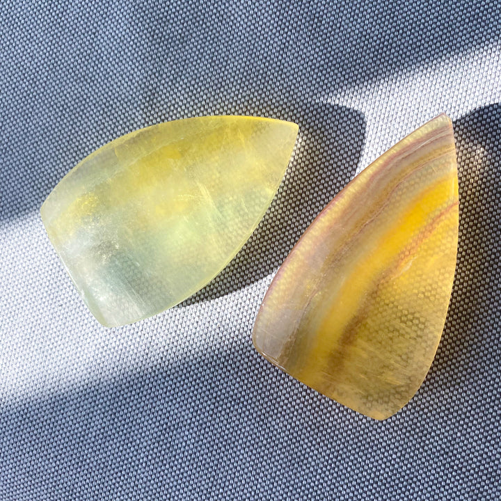 Yellow Fluorite Flame - Choose Your Piece