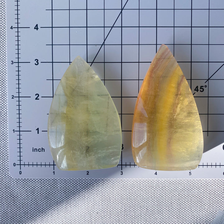 Yellow Fluorite Flame - Choose Your Piece