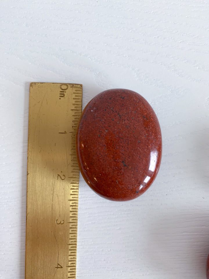 Speckled Red Jasper Palm Stone [LIMITED STOCK]
