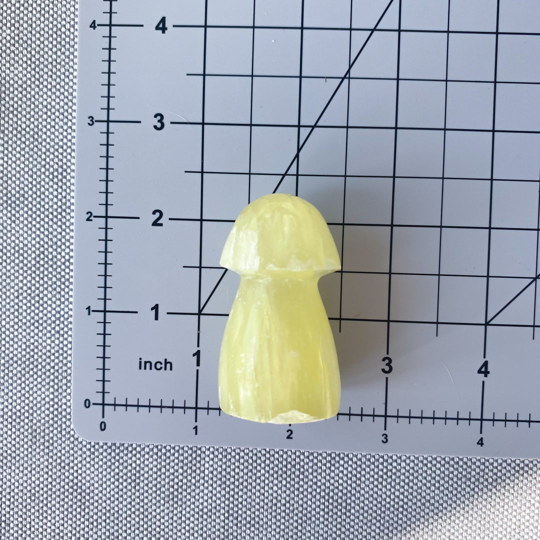 Small Yellow Calcite Mushroom 