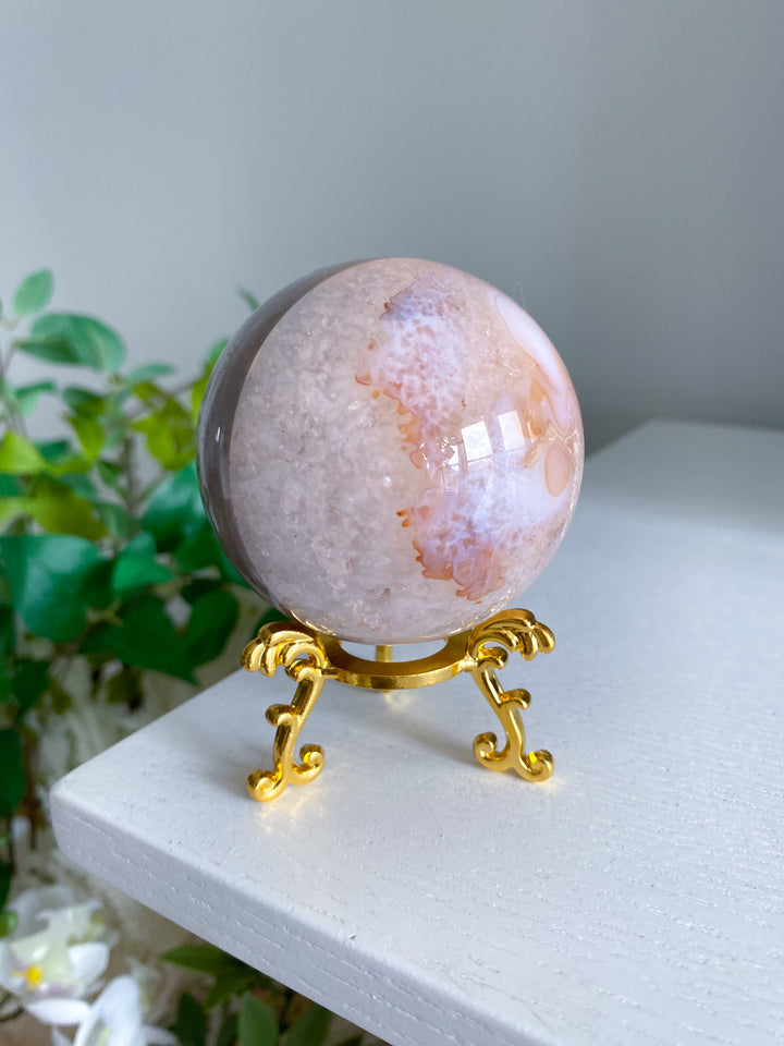 Pink Carnelian Sphere 