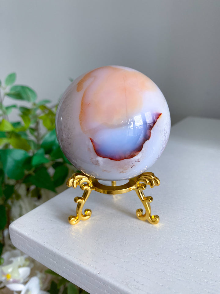Pink Carnelian Sphere 