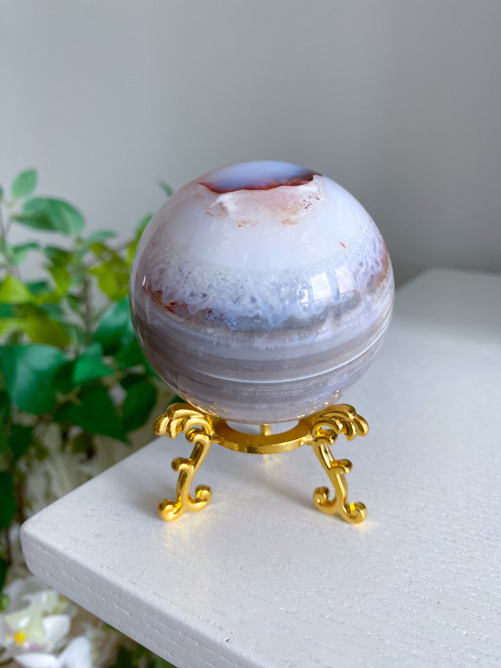 Pink Carnelian Sphere 