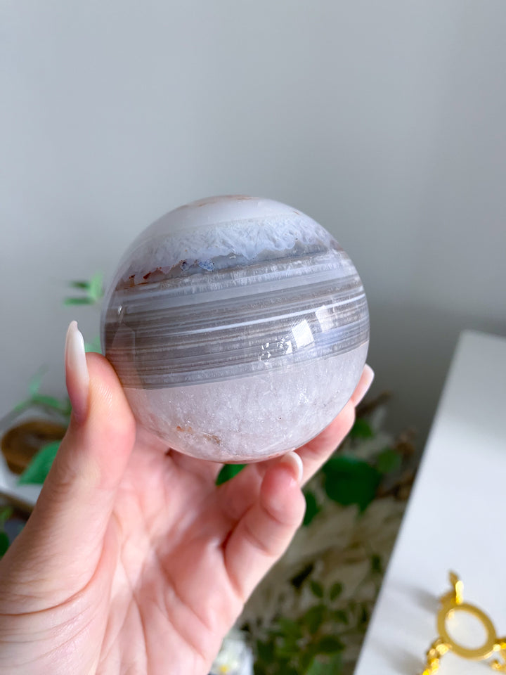 Pink Carnelian Sphere 