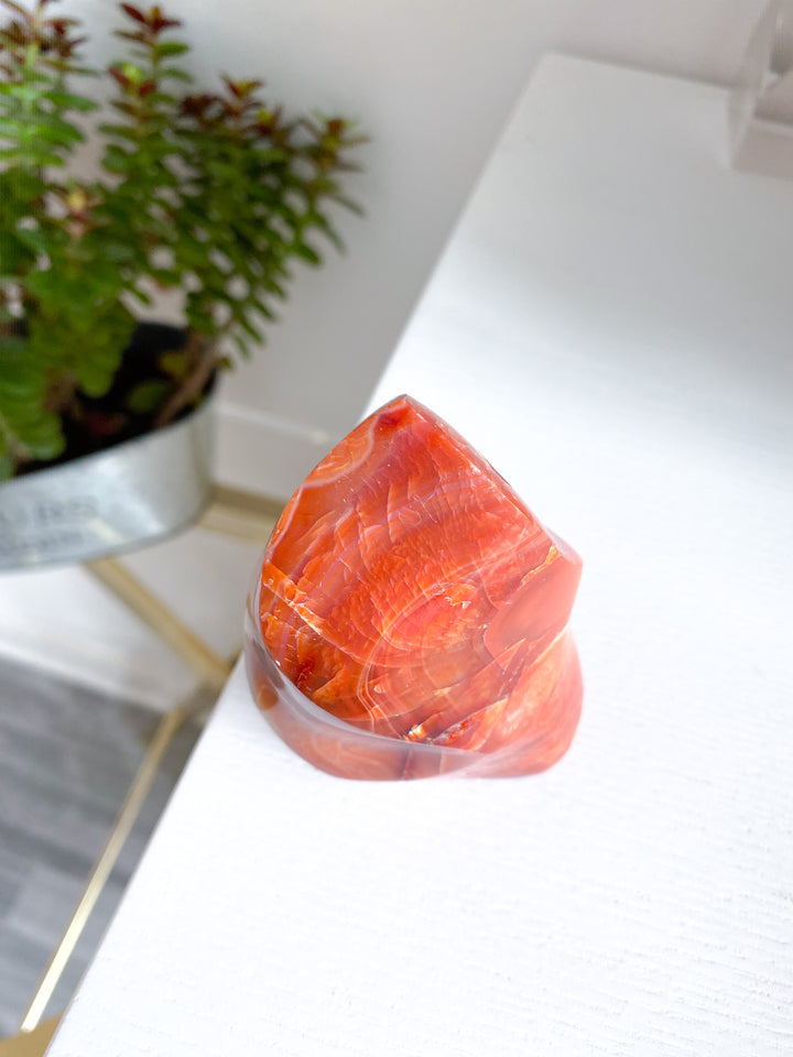 Large Carnelian Flame #4