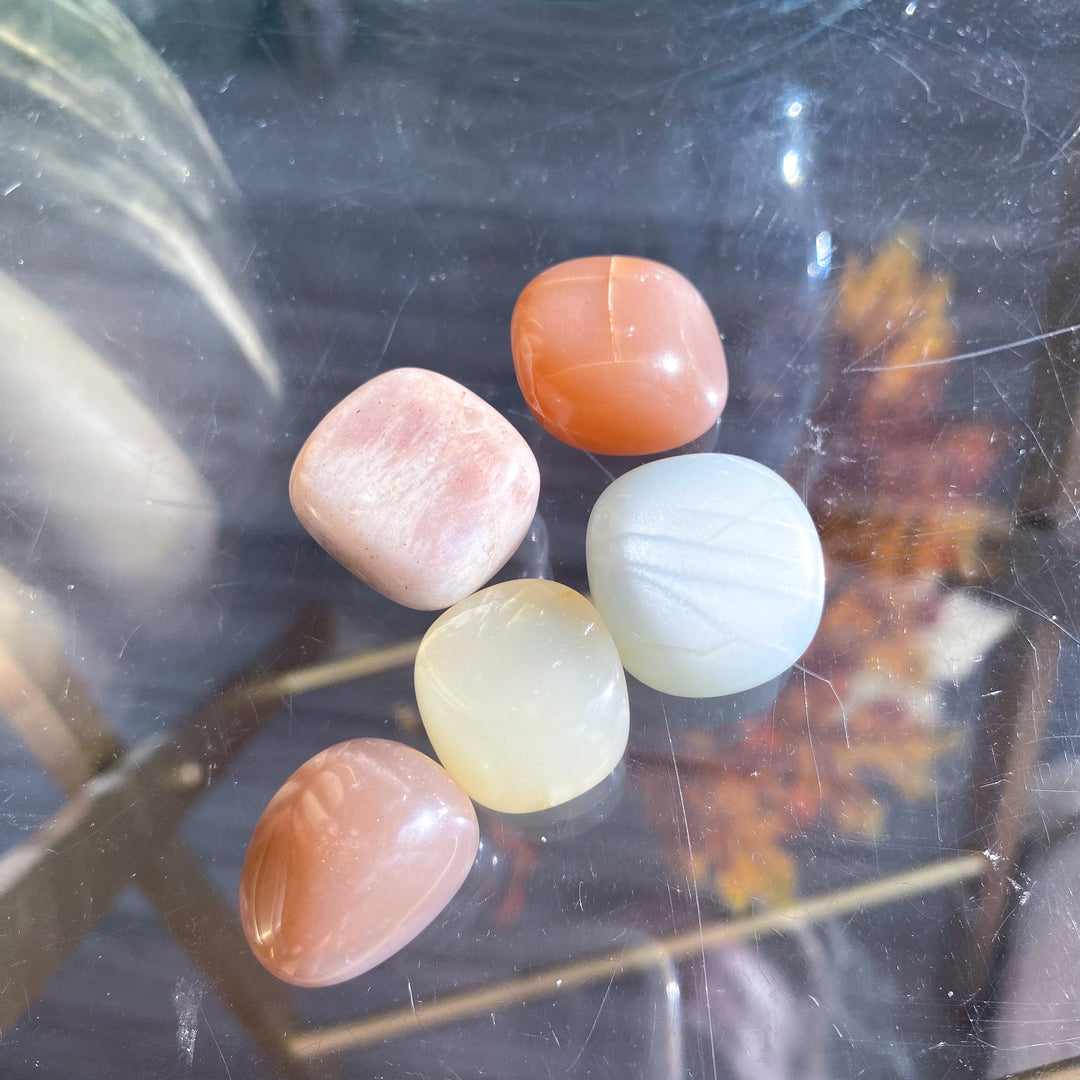 African Moonstone Tumble - Choose Your Shade
