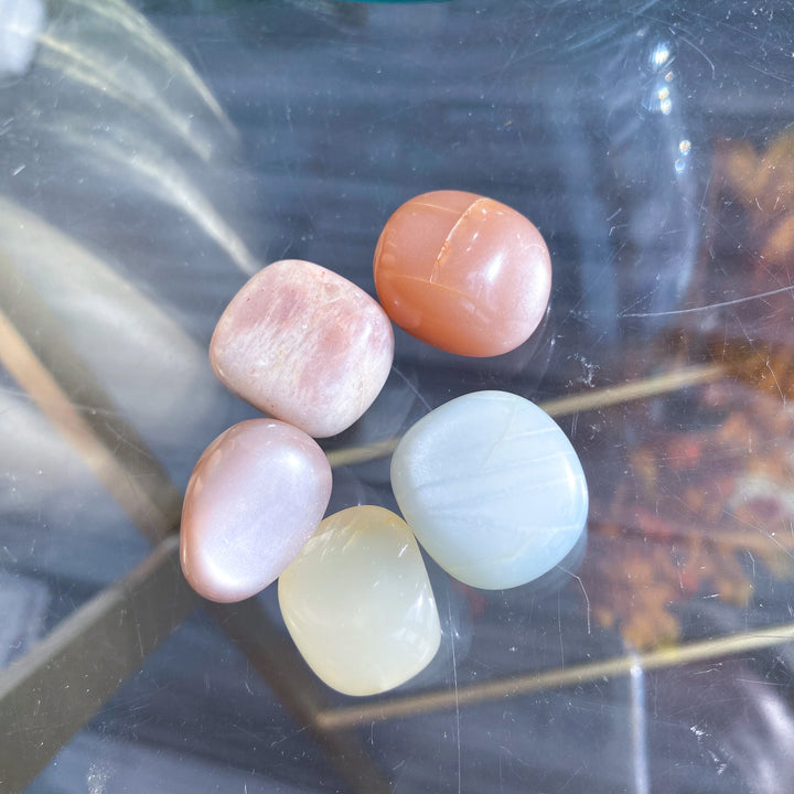African Moonstone Tumble - Choose Your Shade