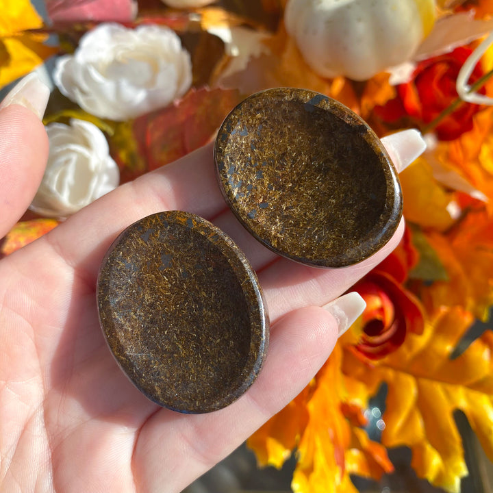 Bronzite Worry Stone
