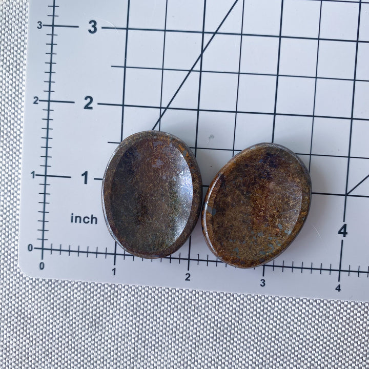 Bronzite Worry Stone