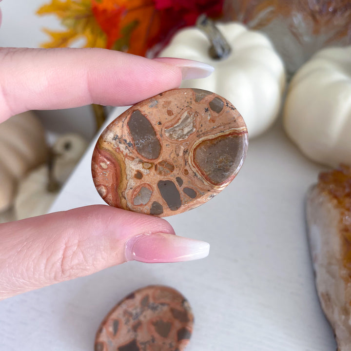 Leopard Skin Jasper Worry Stone