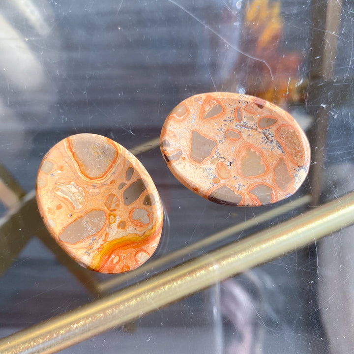 Leopard Skin Jasper Worry Stone