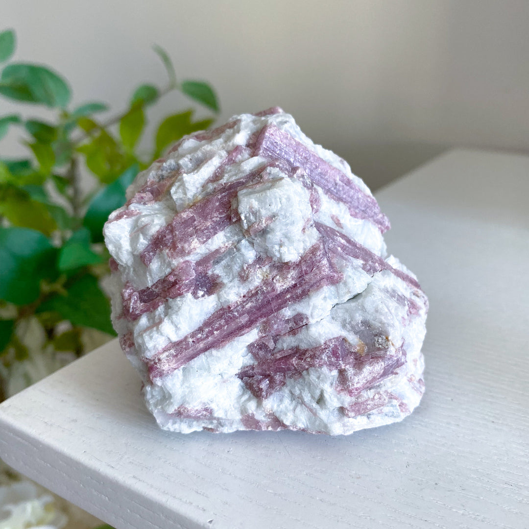 Large Pink Tourmaline in Quartz
