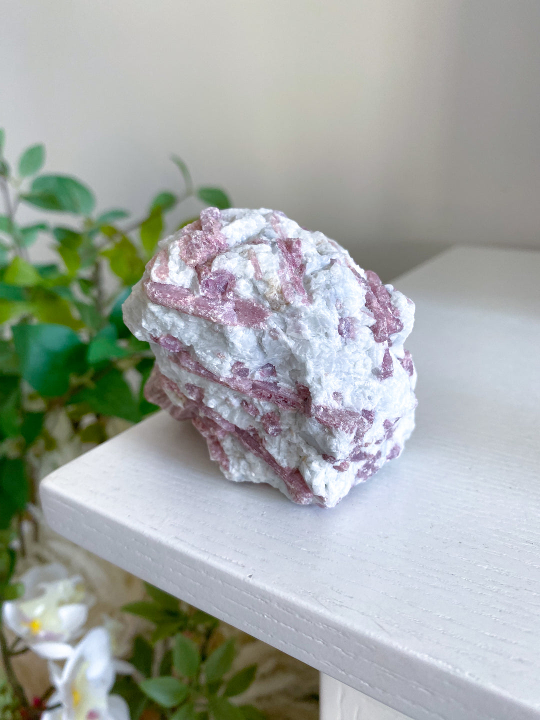 Large Pink Tourmaline in Quartz