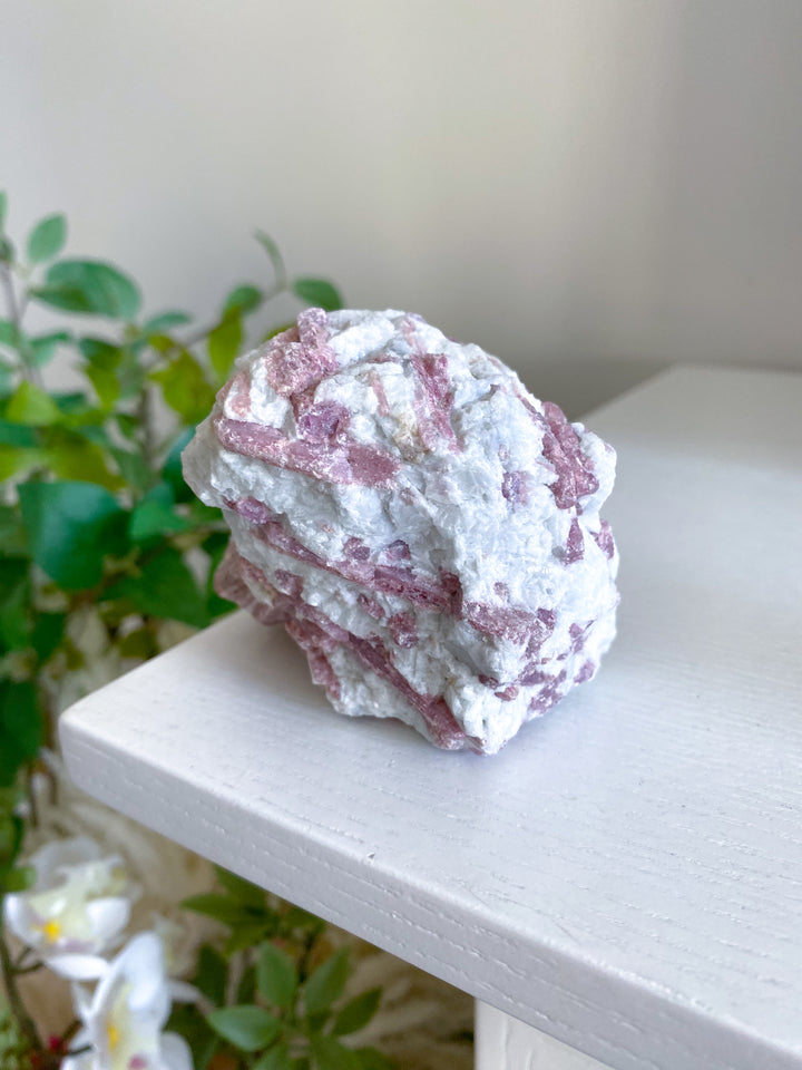 Large Pink Tourmaline in Quartz