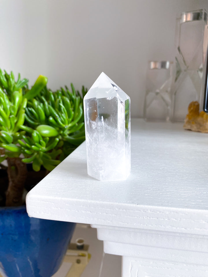 Brazilian Clear Quartz Crystal Tower #4