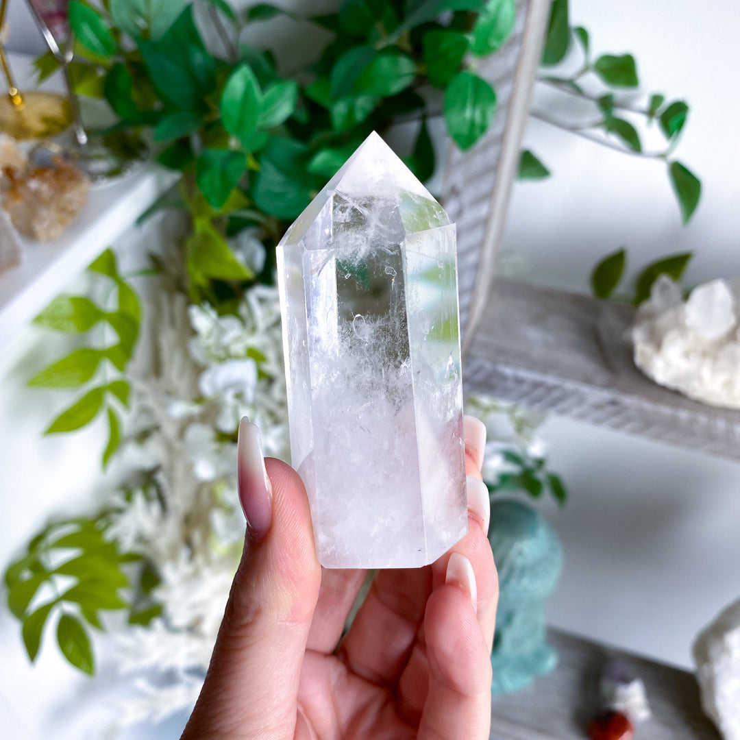 Brazilian Clear Quartz Crystal Tower #4