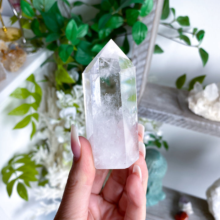 Brazilian Clear Quartz Crystal Tower #4