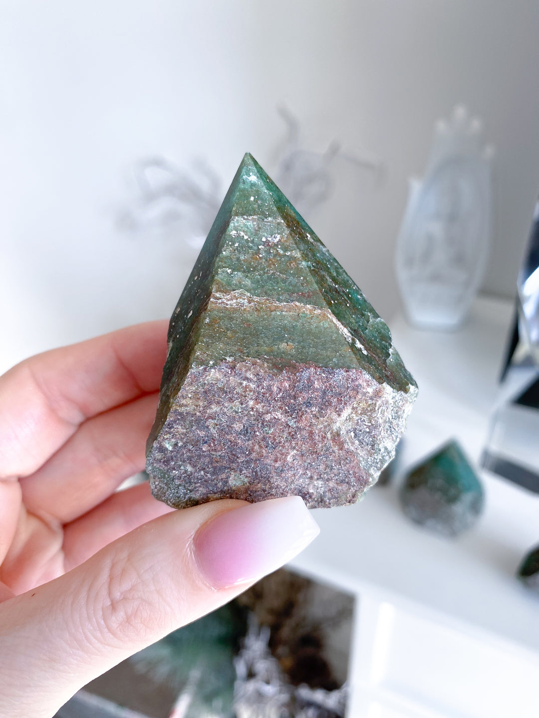 Green Aventurine Top Polish