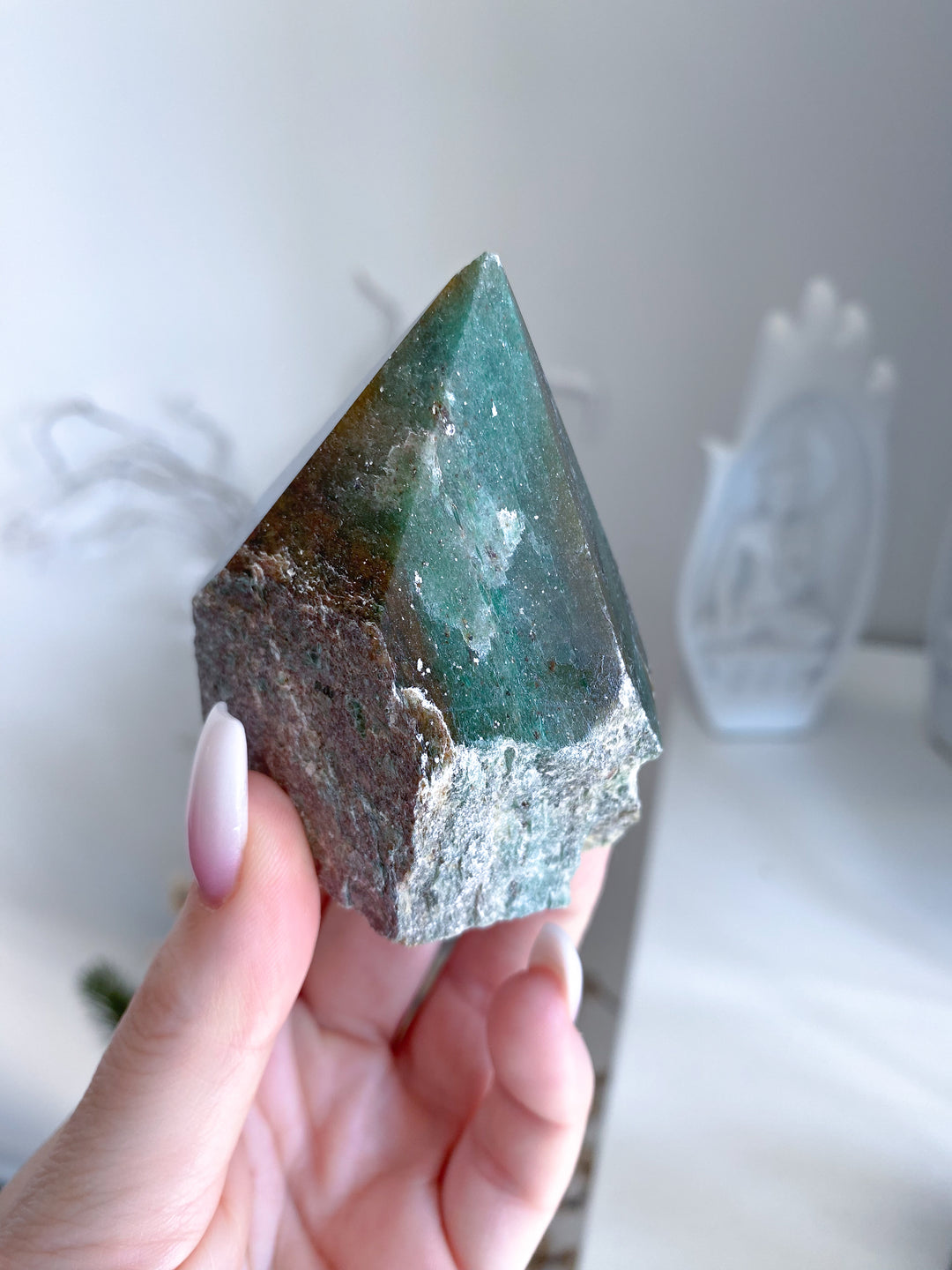 Green Aventurine Top Polish
