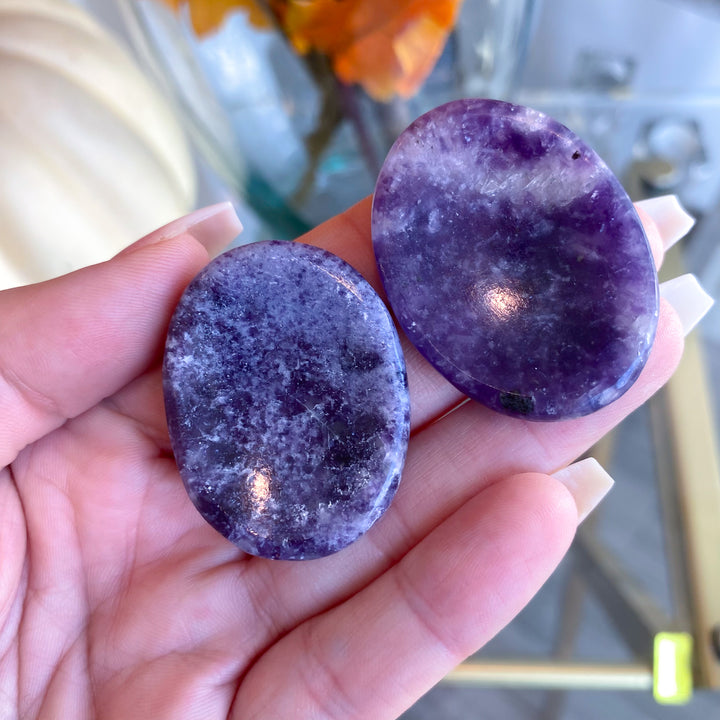 Lepidolite Worry Stone