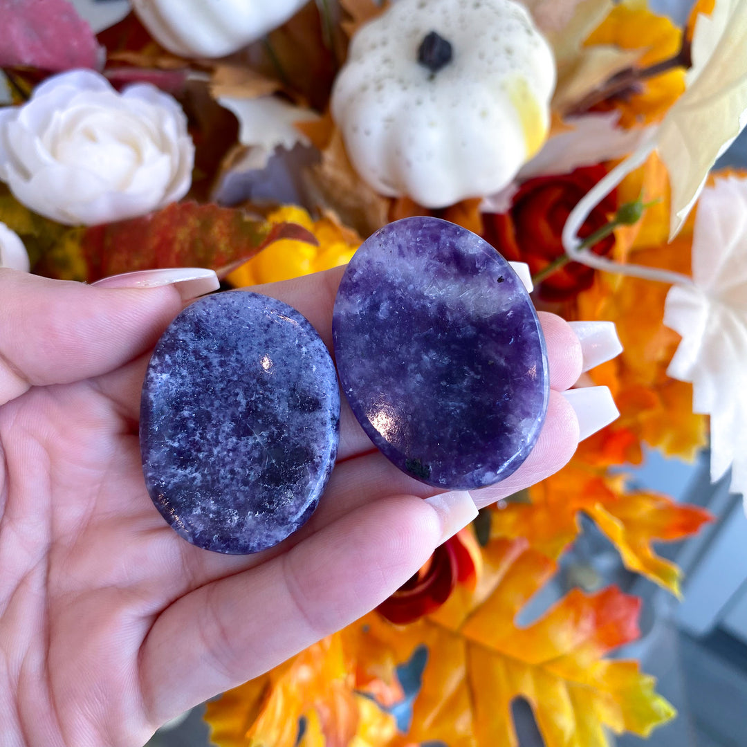 Lepidolite Worry Stone