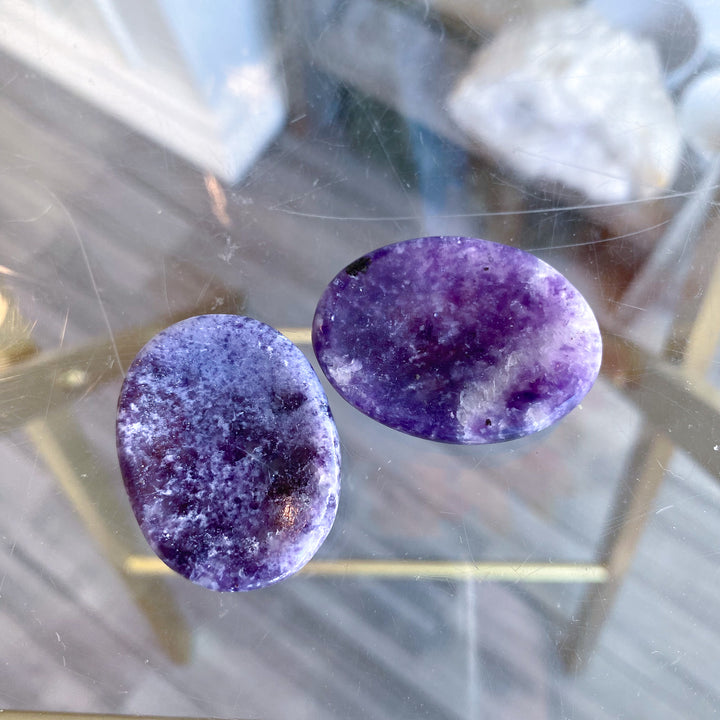 Lepidolite Worry Stone