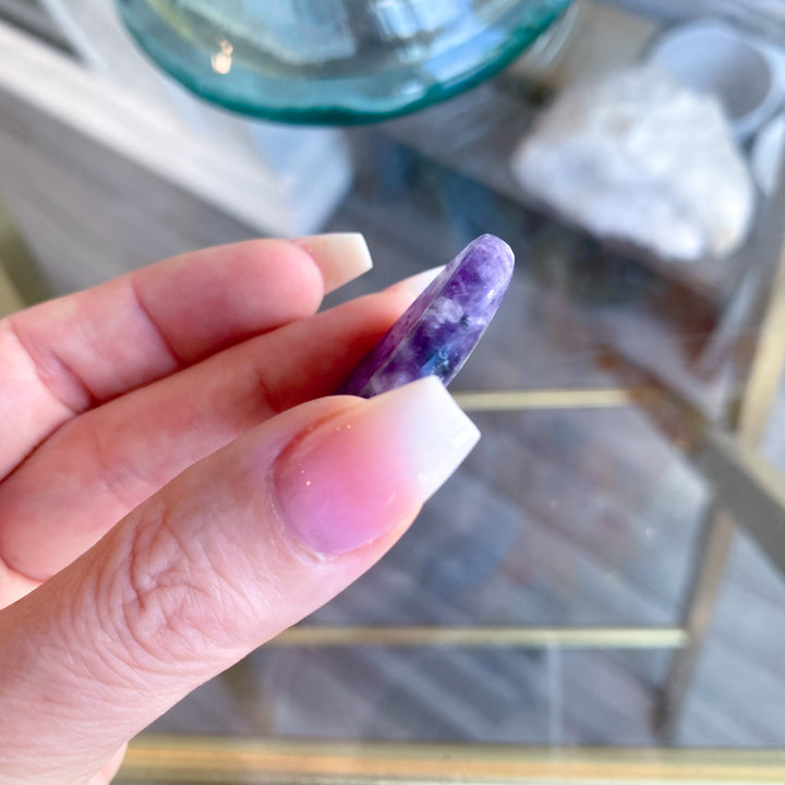 Lepidolite Worry Stone