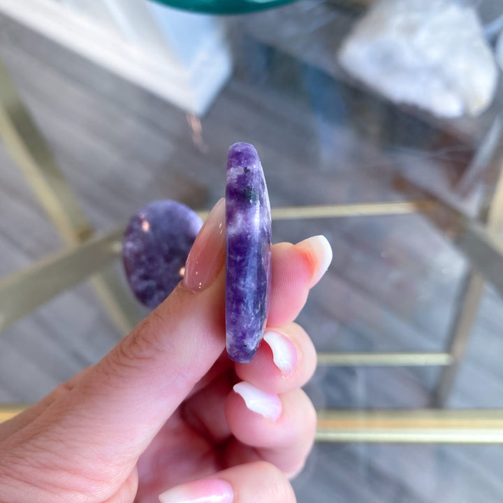 Lepidolite Worry Stone