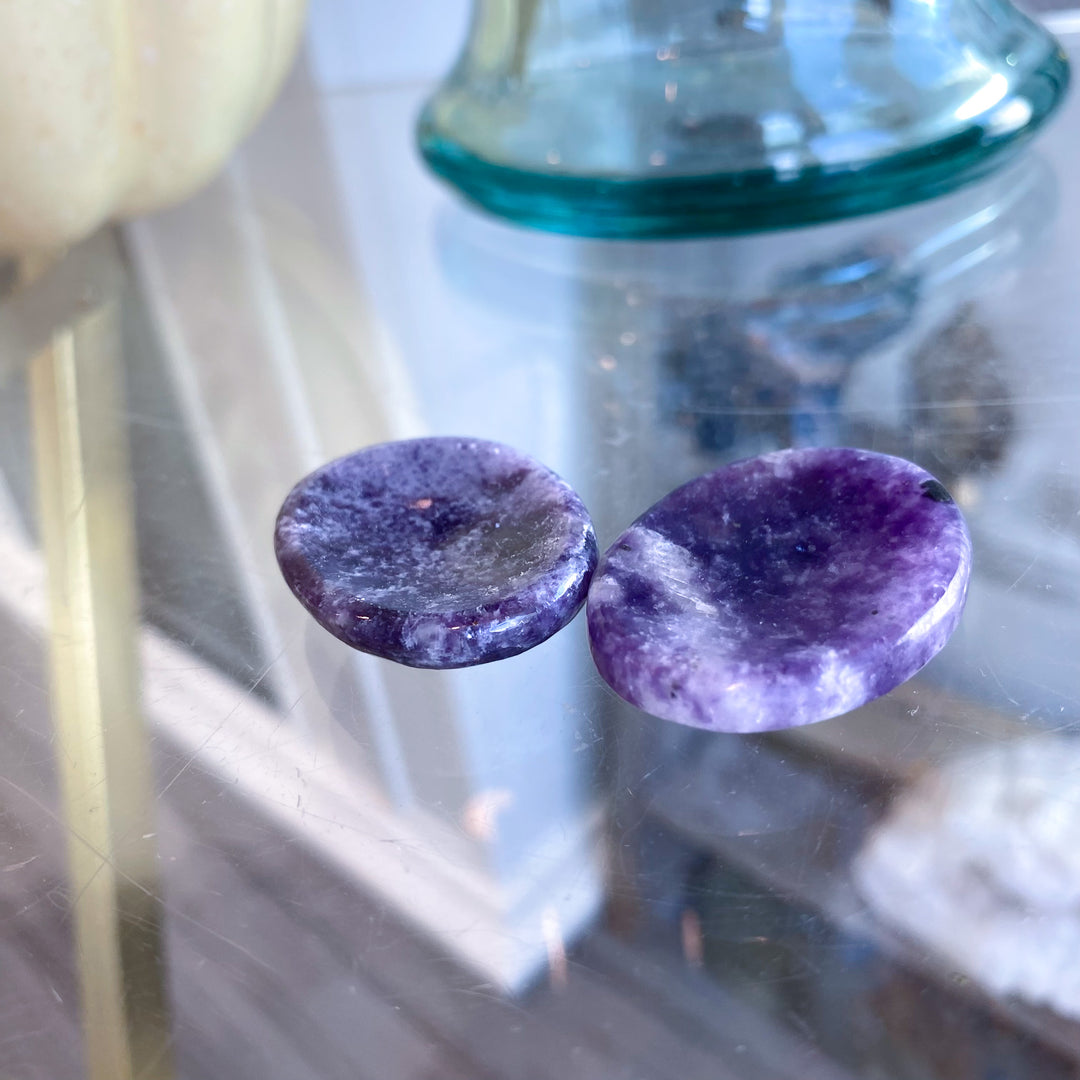 Lepidolite Worry Stone