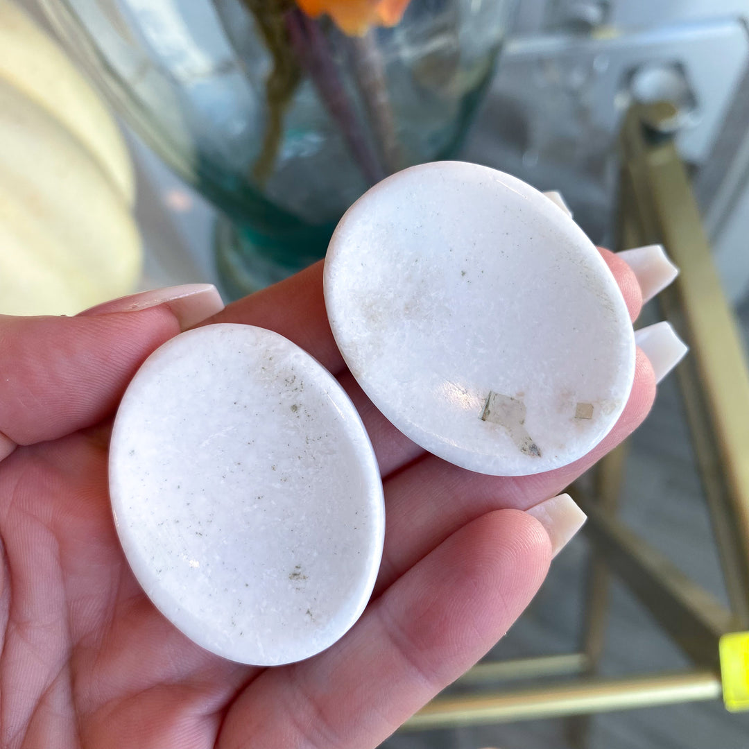 Scolecite Worry Stone
