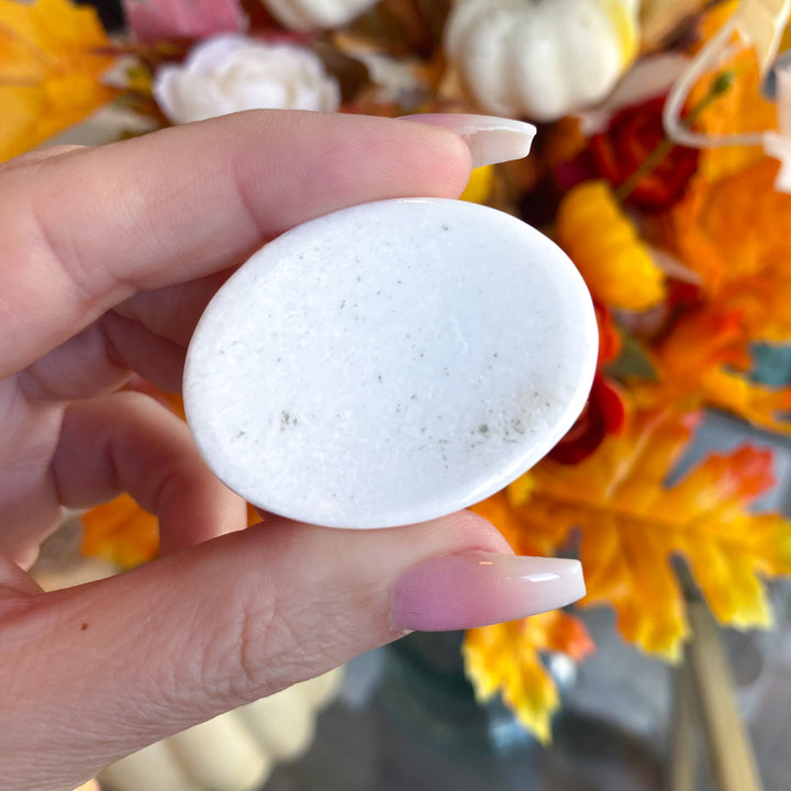 Scolecite Worry Stone