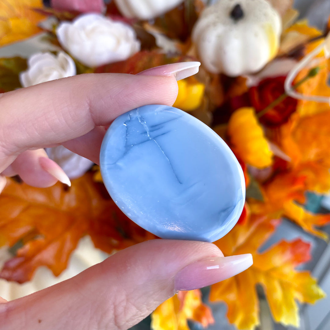 Blue Opal Worry Stone