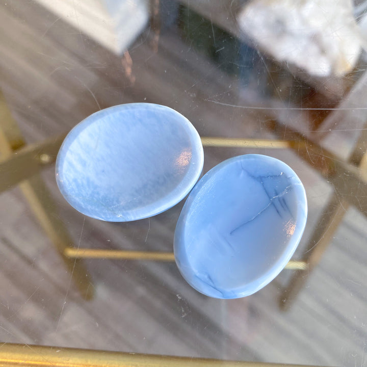Blue Opal Worry Stone