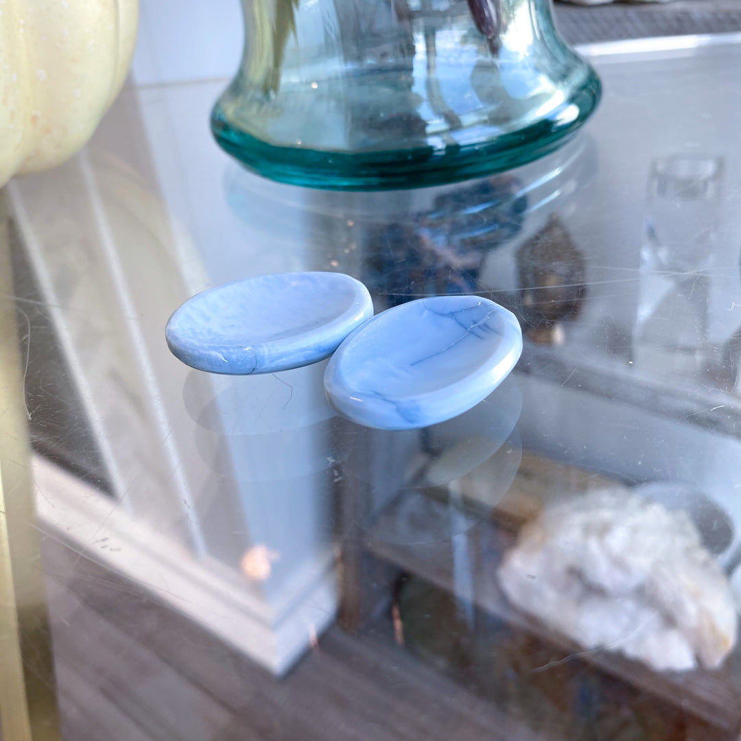 Blue Opal Worry Stone
