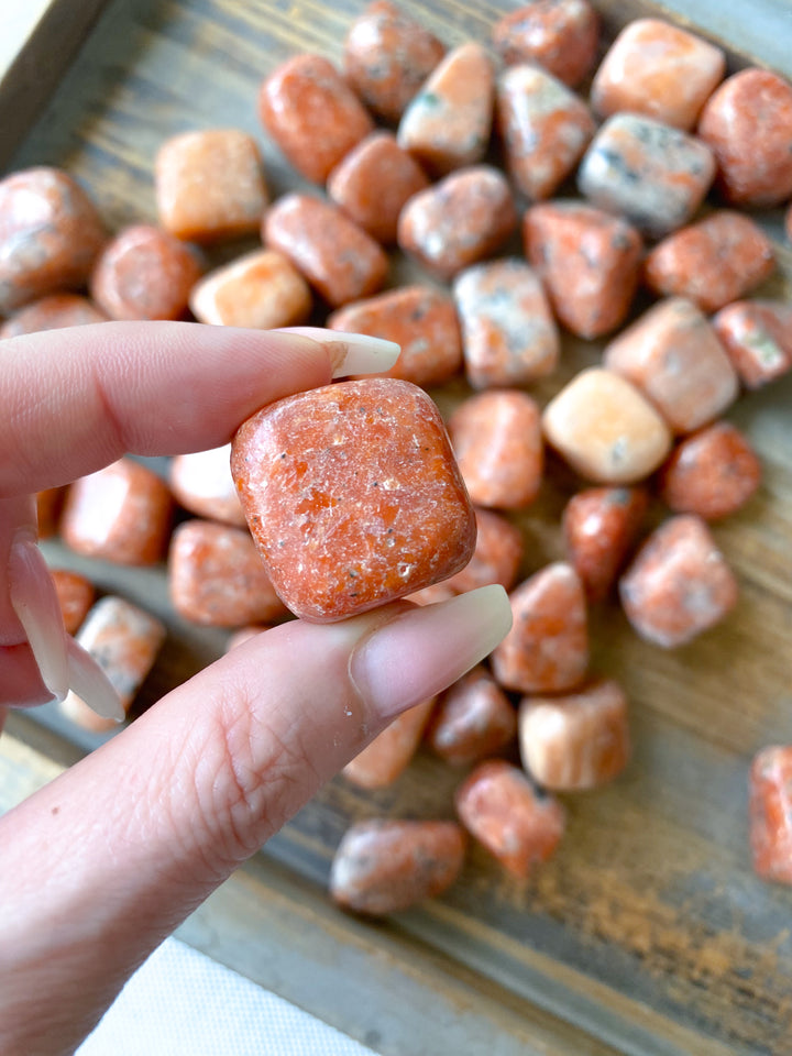 Orchid Calcite Tumble Stone