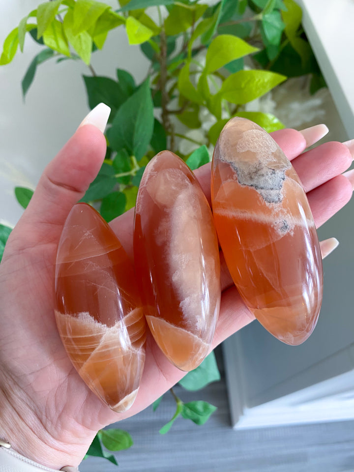 Honey Calcite Shiva Stone