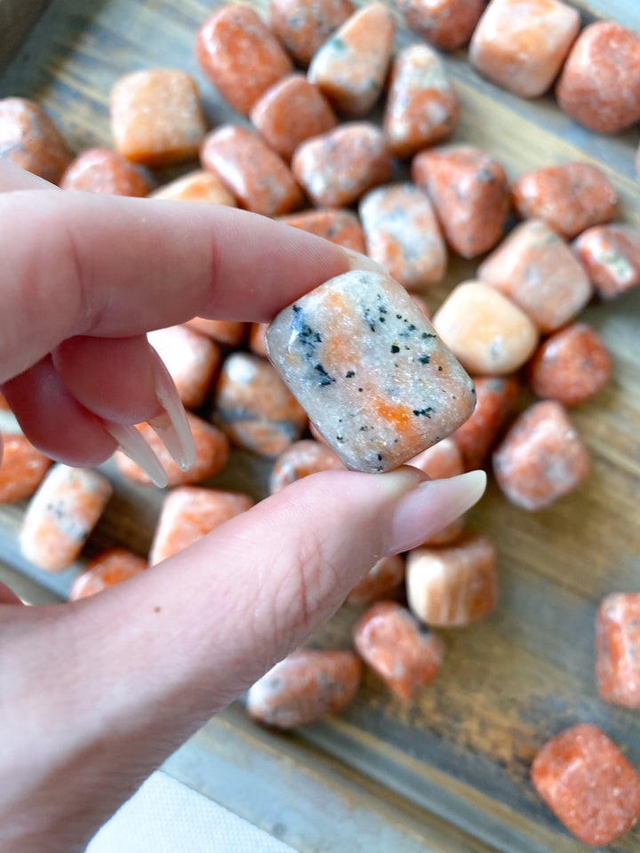 Orchid Calcite Tumble Stone