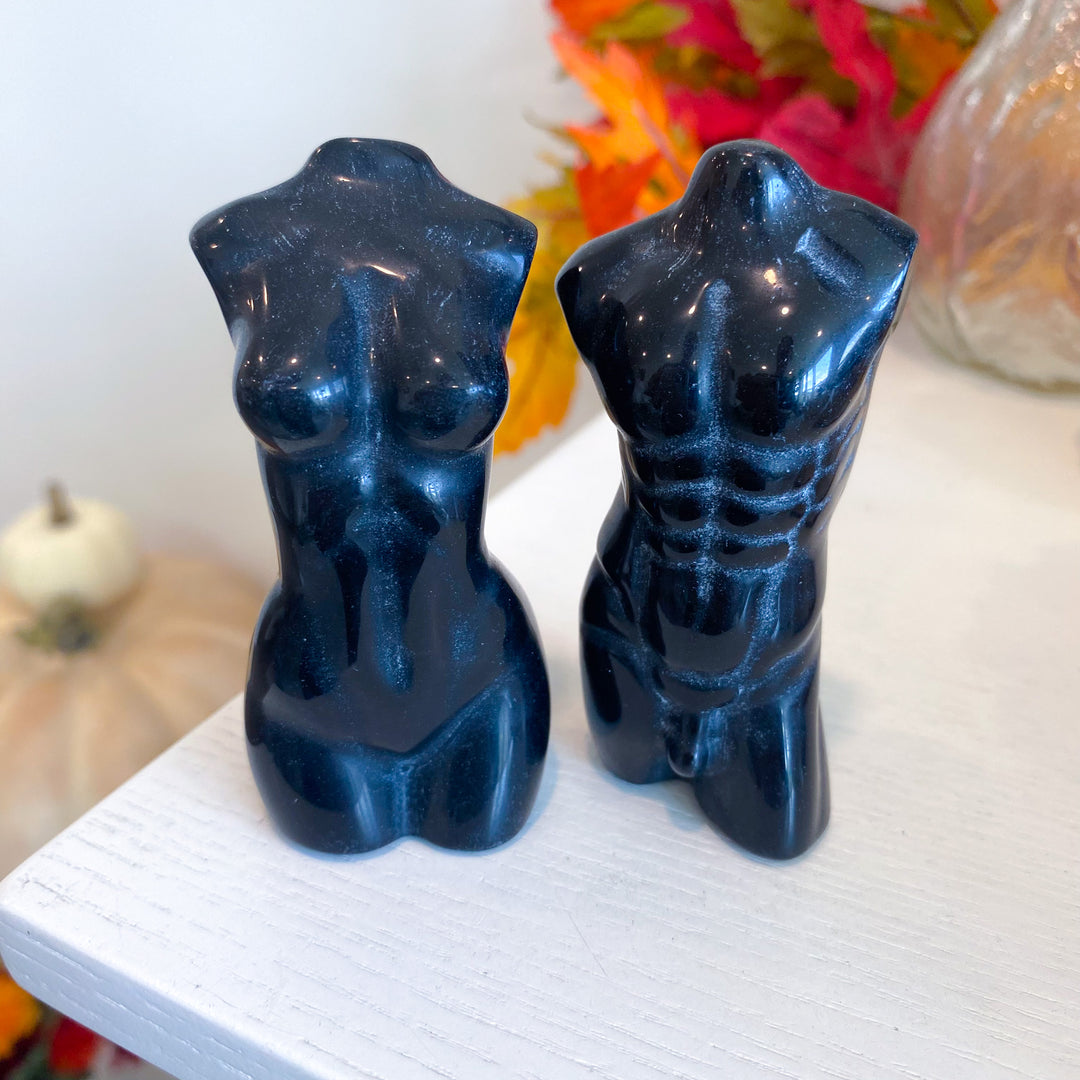 Black Obsidian Goddess or God Body