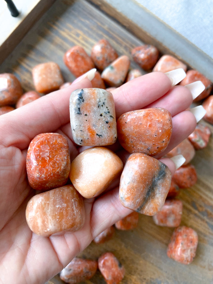 Orchid Calcite Tumble Stone