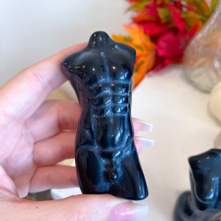 Black Obsidian Goddess or God Body