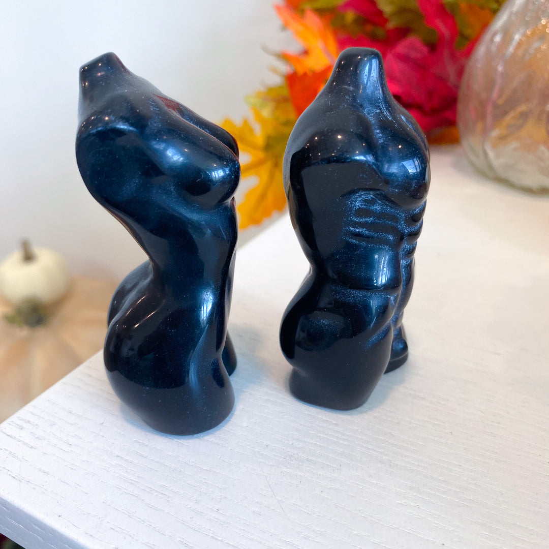Black Obsidian Goddess or God Body