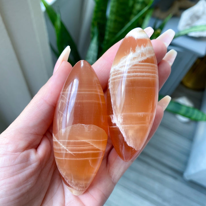 Honey Calcite Shiva Stone