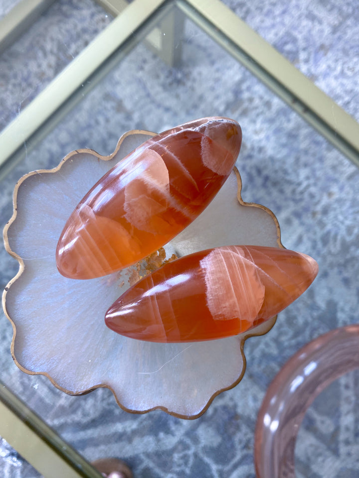 Honey Calcite Shiva Stone