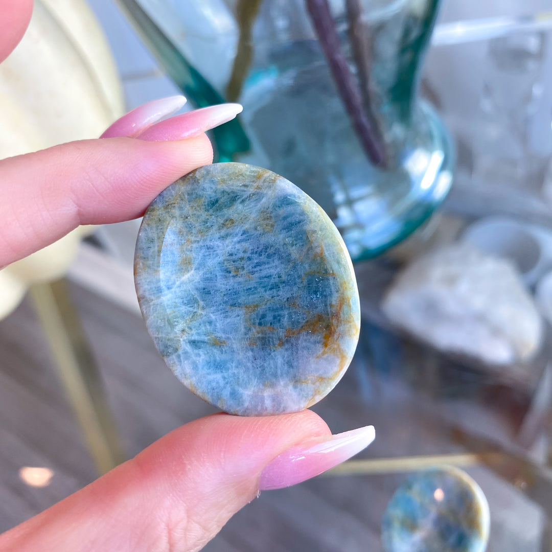 Aquamarine Worry Stone