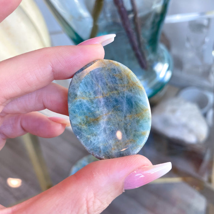 Aquamarine Worry Stone